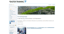 Desktop Screenshot of mastertraining.ch